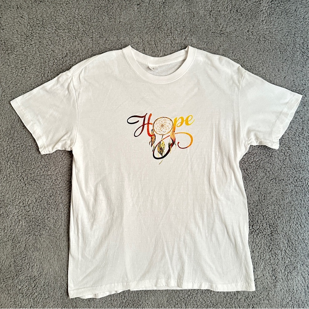 Men’s / Women’s Graphic Hope Size L Short Sleeve T-Shirt